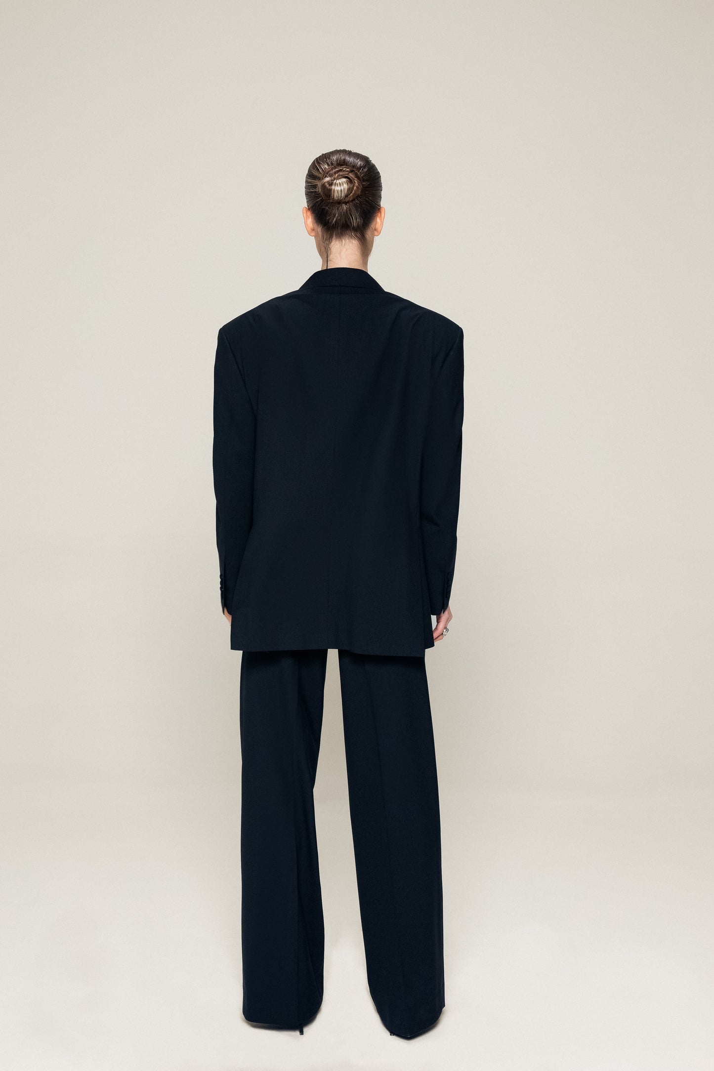 Oversized Tailored Black Blazer