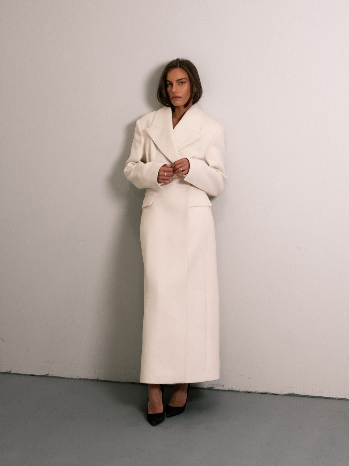 The Celeste Coat - Ivory