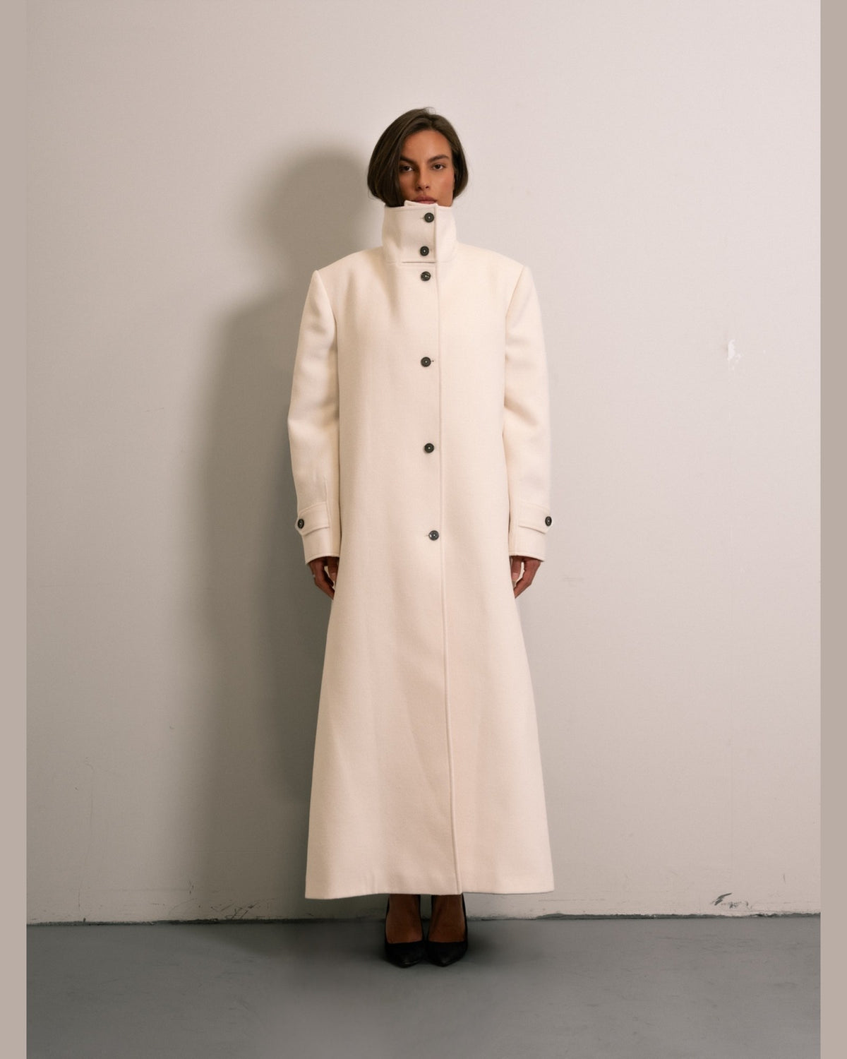 The Valen Coat - Ivory