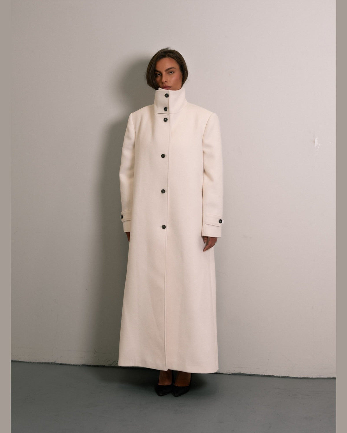 The Valen Coat - Ivory