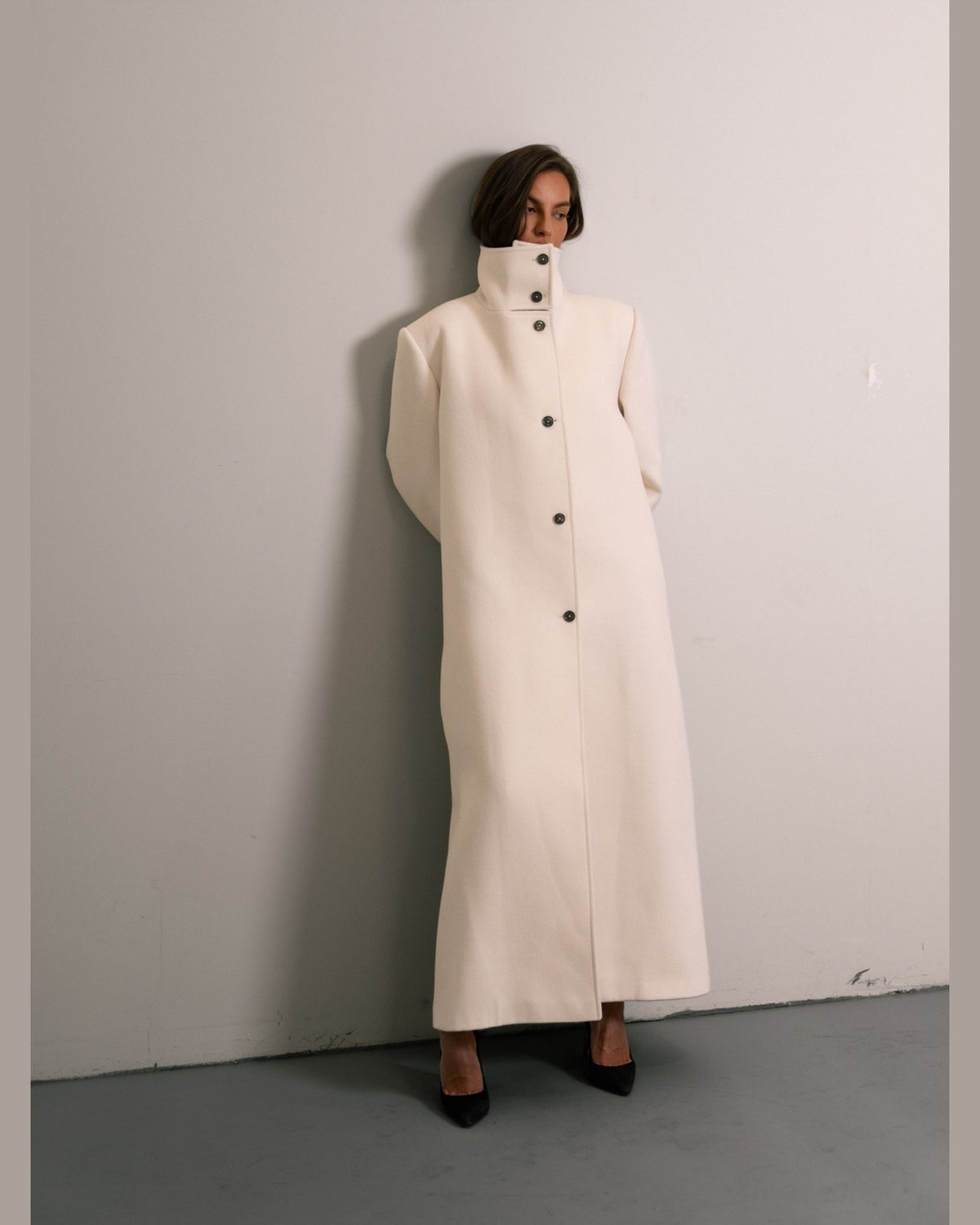 The Valen Coat - Ivory
