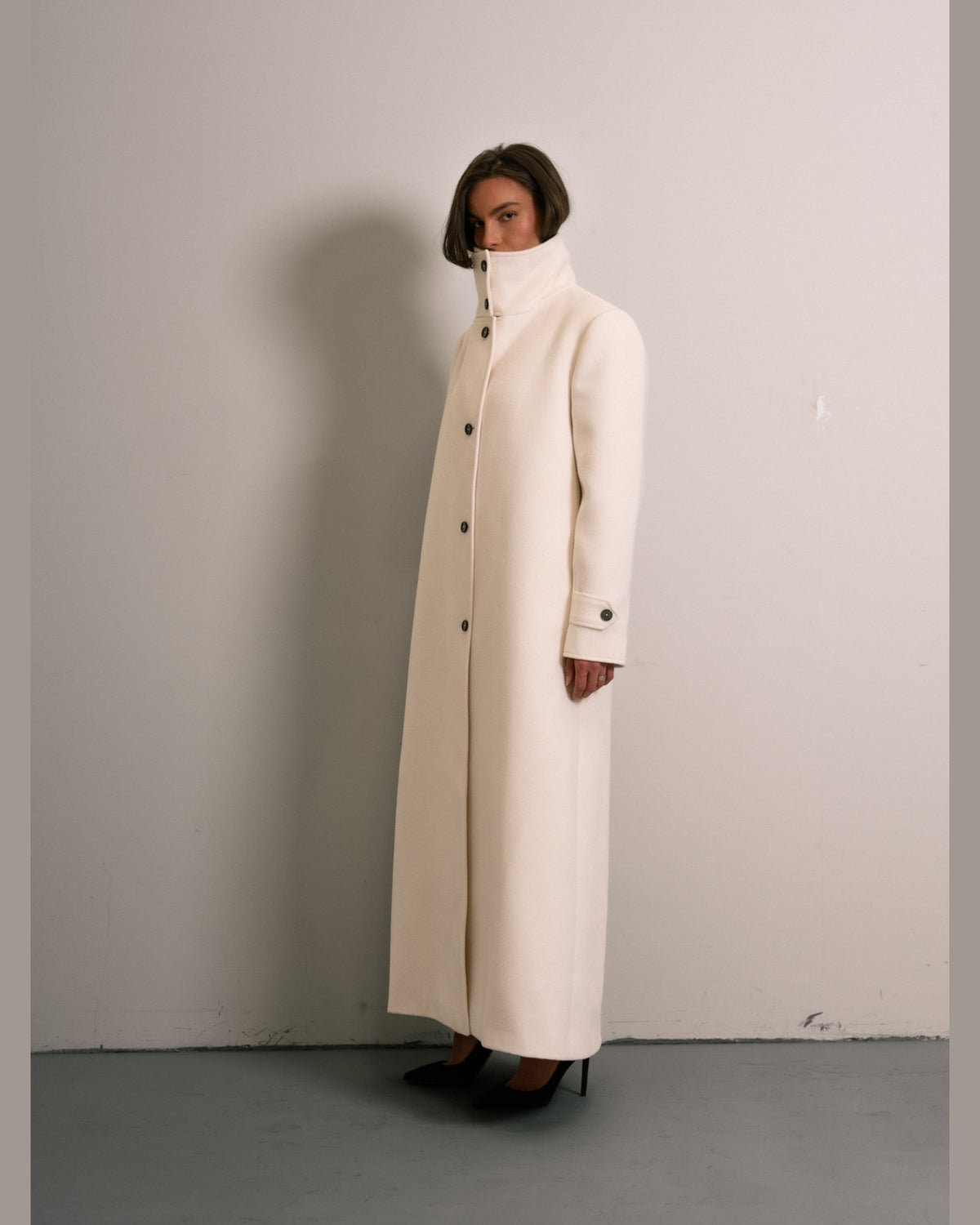 The Valen Coat - Ivory