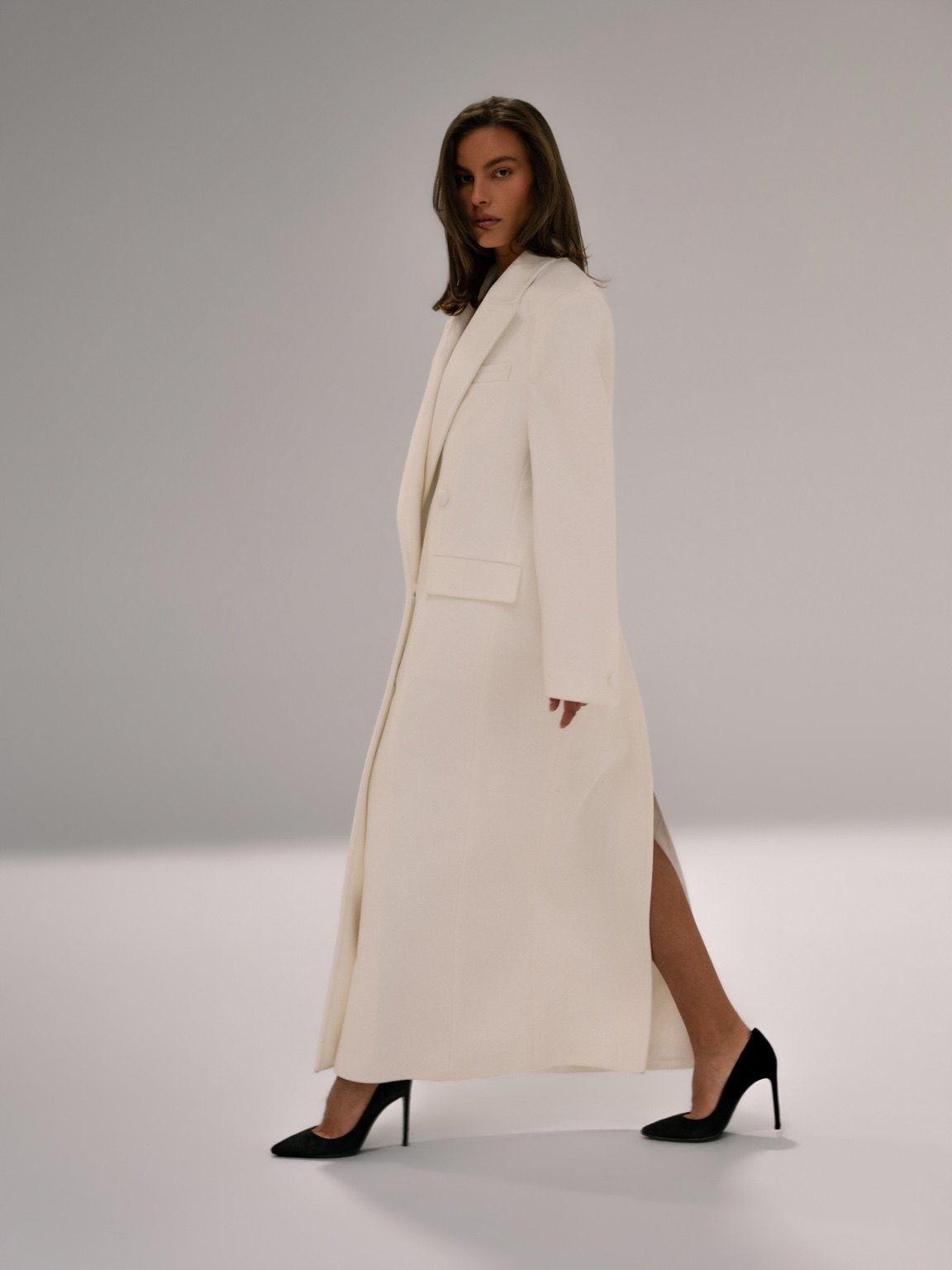 The Alessia Coat - Ivory