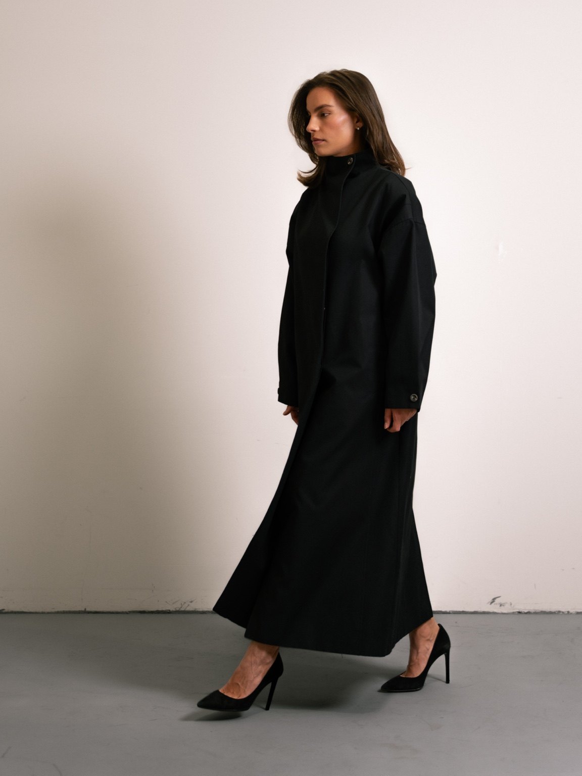 The Valen Trench Coat - Black
