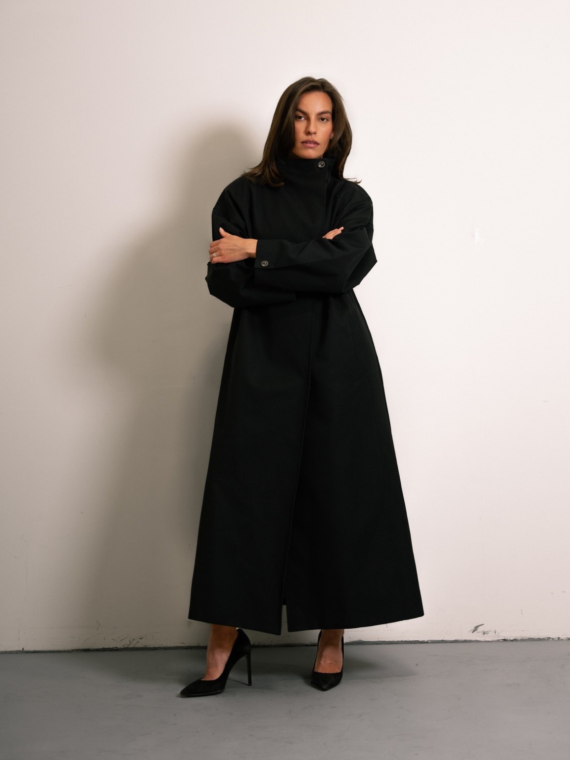 The Valen Trench Coat - Black