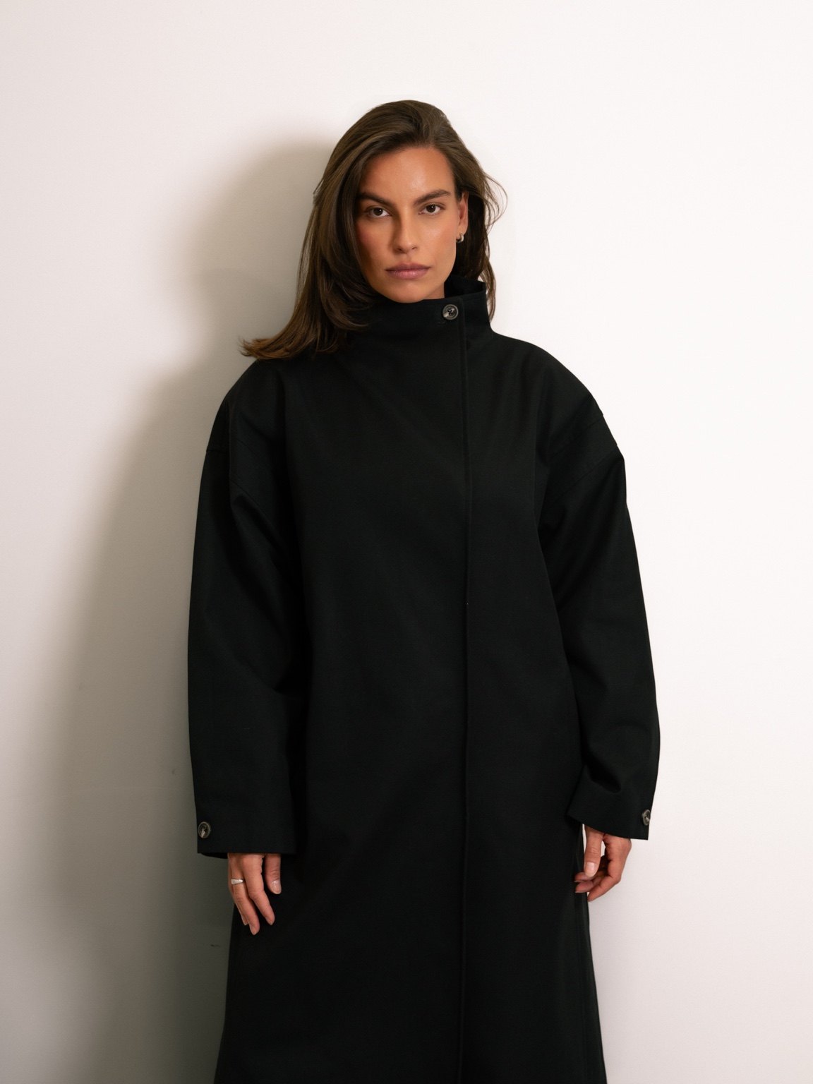 The Valen Trench Coat - Black